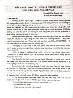 Đẩy mạnh công tác quản lý chuyên cần sinh viên khoa NN& VH Pháp