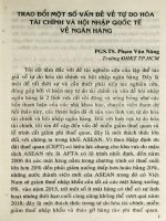 Trao đổi một số vấn đề về tự do hóa tài chính và hội nhập quốc tế về ngân hàng