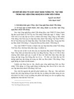 Đổi mới mô hình tổ chức hoạt động thông tin - thư viện trong Học viện Công nghệ Bưu chính viễn thông