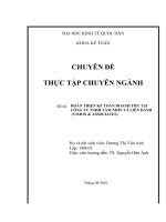 Hoàn thiện kế toán doanh thu tại Công ty TNHH Tầm Nhìn và Liên Danh (Vision & Associates)