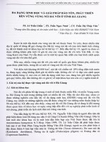 Đa dạng sinh học và giải pháp bảo tồn, phát triển bền vững vùng núi đá vôi ở tỉnh Hà Giang.PDF