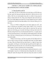 Phân tích thống kê kết quả kinh doanh tại Công Ty CP Xi Măng Bỉm Sơn