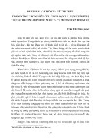 Phát huy vai trò của nữ tri thức trong công tác nghiên cứu, giảng dạy lý luận chính trị tại các trường chính trị nước ta và một số vấn đề đặt ra