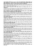 ôn thi công chức: 86 câu trắc nghiệm chuyên ngành luật kinh tế