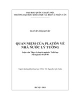 Quan niệm của Platôn về nhà nước lý tưởng