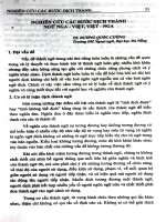 Nghiên cứu các bước dịch thành ngữ Nga - Việt, Việt - Nga