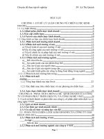 Hoàn thiện chiến lược kinh doanh của Công ty cổ phần phát triển dịch vụ và công nghệ VNST