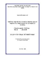 Những nội dung cơ bản trong quan niệm của Nho giáo về xã hội lý tưởng