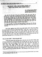 ề xuất tiêu chí tuyển chọn và đào tạo sinh viên phiên dịch