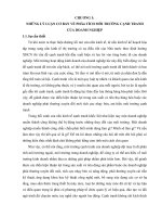 Phân tích môi trường chiến lược cạnh tranh của Công ty TNHH Văn Chung.