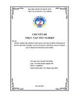 Hoàn thiện hệ thống xếp hạng tín dụng đối với khách hàng doanh nghiệp tại ngân hàng Thương mại Cổ phần Quân đội Chi nhánh Long Biên