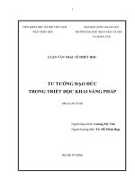 Tư tưởng đạo đức trong triết học khai sáng Pháp