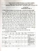 Một vài suy nghĩ về nâng cao chất lượng phục vụ các giảng đường học tập của trường đại học ngoại ngữ - ĐHQGHN