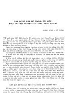 Xây dựng một hệ thống tài liệu phục vụ việc nghiên cứu thời Hùng Vương