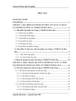 Hoàn thiện kế toán chi phí sản xuất và tính giá thành sản phẩm tại Công ty TNHH Ô tô Hoa Mai