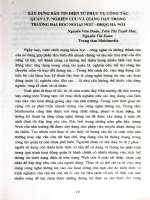 Xây dựng bản tin điện tử phục vụ công tác quản lý, nghiên cứu và giảng dạy trong trường đại học ngoại ngữ - ĐHQGHN