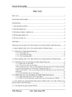 Phát triển Cho vay tiêu dùng tại Ngân hàng TMCP Ngoại thương Hà Nội