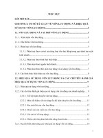 Một số biện pháp chủ yếu nhằm nâng cao hiệu quả quản lý và sử dụng vốn lưu động tại công ty Cổ phần Hoàng Kim