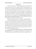 Phân tích doanh thu tại Công ty CP đầu tư phát triển công nghệ Thời Đại Mới