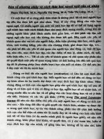 Bàn về phương pháp và cách thức học ngoại ngữ của cá nhân