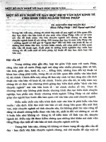 Một số suy nghĩ về dạy - học dịch văn bản kinh tế cho sinh viên ngành tiếng Pháp