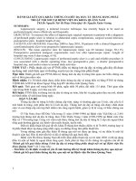 Đánh giá kết quả khâu thủng ổ loét dạ dày-tá tràng bằng phẫu thuật nội soi tại Bệnh viện đa khoa Quảng Nam