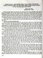 Thảo luận - Một hình thức dạy học cần được tăng cường cho các bộ môn khoa học Mác Lê nin và tư tưởng Hồ Chí Minh