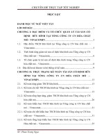 Hoàn thiện kế toán tài sản cố định hữu hình tại Tổng công ty CN hóa chất mỏ – Vinacomin