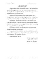 Xây dựng hệ thống quản lý chất lượng an toàn vệ sinh thực phẩm trên nguyên tắc HACCP cho sản phẩm sữa chua đặc