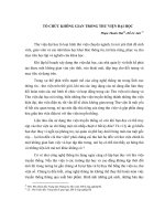 Tổ chức không gian trong thư viện đại học