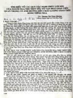 Tìm hiều các quy tắc nghi thức lời nói của người Nga như một yếu tố văn hóa giao tiếp quan trọng có ảnh hưởng đến chất lượng giao tiếp bằng tiếng Nga