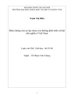 Biện chứng của sự lựa chọn con đường phát triển xã hội chủ nghĩa ở Việt Nam