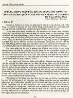 Sử dụng khung phân loại DDC tại Trung tâm Thông tin - Thư viện Đại học Quốc gia Hà Nội Hiện trạng và Giải pháp.PDF