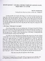 Di sản lịch sử - Văn hóa với phát triển du lịch Hà Giang - Nhận thức và vấn đề.PDF