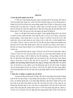 Hoàn thiện hoat động nghiên cứu thị trường khách du lịch của công ty Vietway Trave Ha Noi