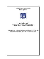 Hoàn thiện kế toán chi phí sản xuất và tính giá thành sản phẩm tại công ty TNHH Liên Hiệp