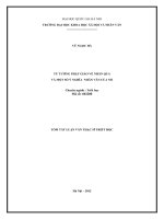 ư tưởng Phật giáo về nhân quả và một số ý nghĩa nhân văn của nó.PDF