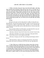 CHỦ ĐỀ 1. HÔN NHÂN VÀ GIA ĐÌNH