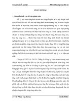 Kế toán chi phí kinh doanh tại Công ty CP DV và TM Tú Thắng.