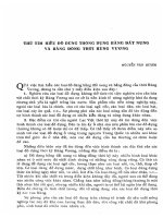 Thử tìm hiều đồ dùng thông dụng bằng đất nung và bằng đồng thời Hùng Vương