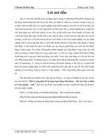 Luận văn tốt nghiệp: Một số giải pháp để áp dụng hoạt động Marketing – Mix