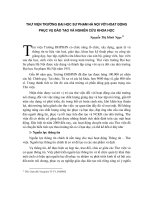 Thư viện Trường Đại học Sư phạm Hà Nội với hoạt động phục vụ đào tạo và nghiên cứu khoa học