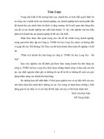 Phân tích doanh thu bán hàng tại Công ty TNHH tin học Long Gia – CN Hà Nội