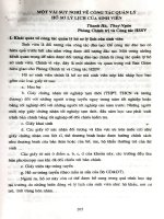 Một vài suy nghĩ về công tác quản lý hồ sơ lý lịch của sinh viên