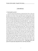 Hoàn thiện  thủ tục Hải quan đối với nguyên liệu nhập khẩu để sản xuất hàng xuất khẩu