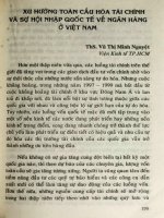 Xu hướng toàn cầu hóa tài chính và sự hội nhập quốc tế về ngân hàng ở Việt Nam