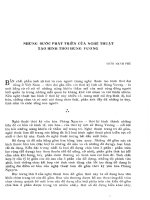 Những bước phát triển của nghệ thuật tạo hình thời Hùng Vương