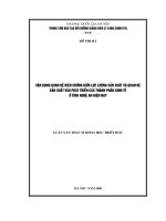 Vận dụng quan hệ biện chứng giữa lực lượng sản xuất và quan hệ sản xuất vào phát triển các thành phần kinh tế ở tỉnh Nghệ An hiện nay
