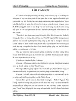 Kế toán bán thiết bị vật tư ngành nước tại doanh nghiệp tư nhân Thành Trang