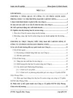 Giải pháp đẩy mạnh tiêu thụ bao bì carton sóng của Công ty Cổ phần SXTM Giấy Phong Châu